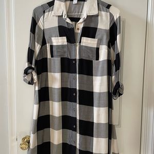 Old navy Buffalo plaid dress